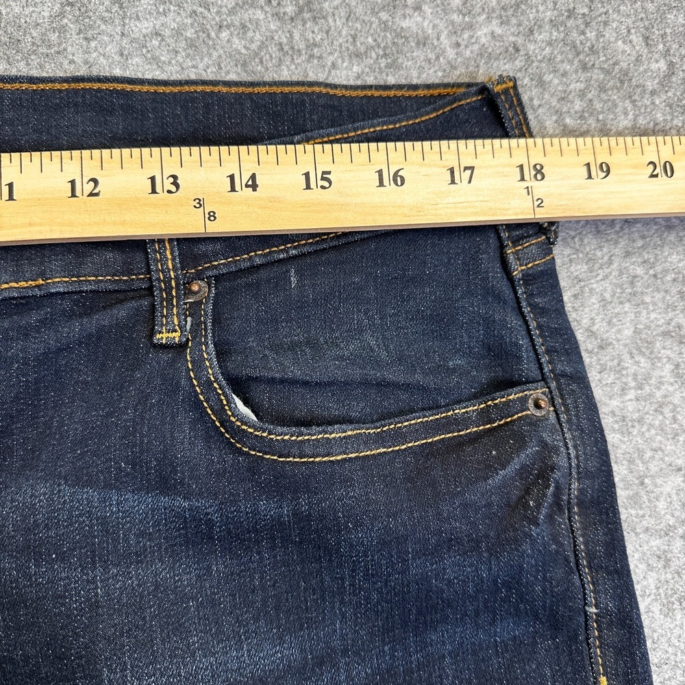 Old Navy Womens Original Straight Stretch Denim Jeans High Rise Blue Sz 16 Used - Picture 9 of 11